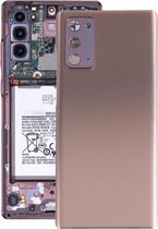 Batterij-achterklep met cameralensafdekking voor Samsung Galaxy Note20 (roségoud)