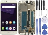 Lcd-scherm en digitizer volledige montage met frame voor ZTE Blade V8 Lite (wit)
