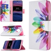 Voor Nokia G20 Gekleurde Tekening Patroon Horizontale Flip Leren Case met Houder & Kaartsleuven & Portemonnee (Zonnebloem)