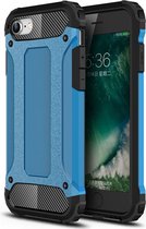 Apple iPhone SE (2020) Hoesje - Mobigear - Outdoor Serie - Hard Kunststof Backcover - Blauw - Hoesje Geschikt Voor Apple iPhone SE (2020)