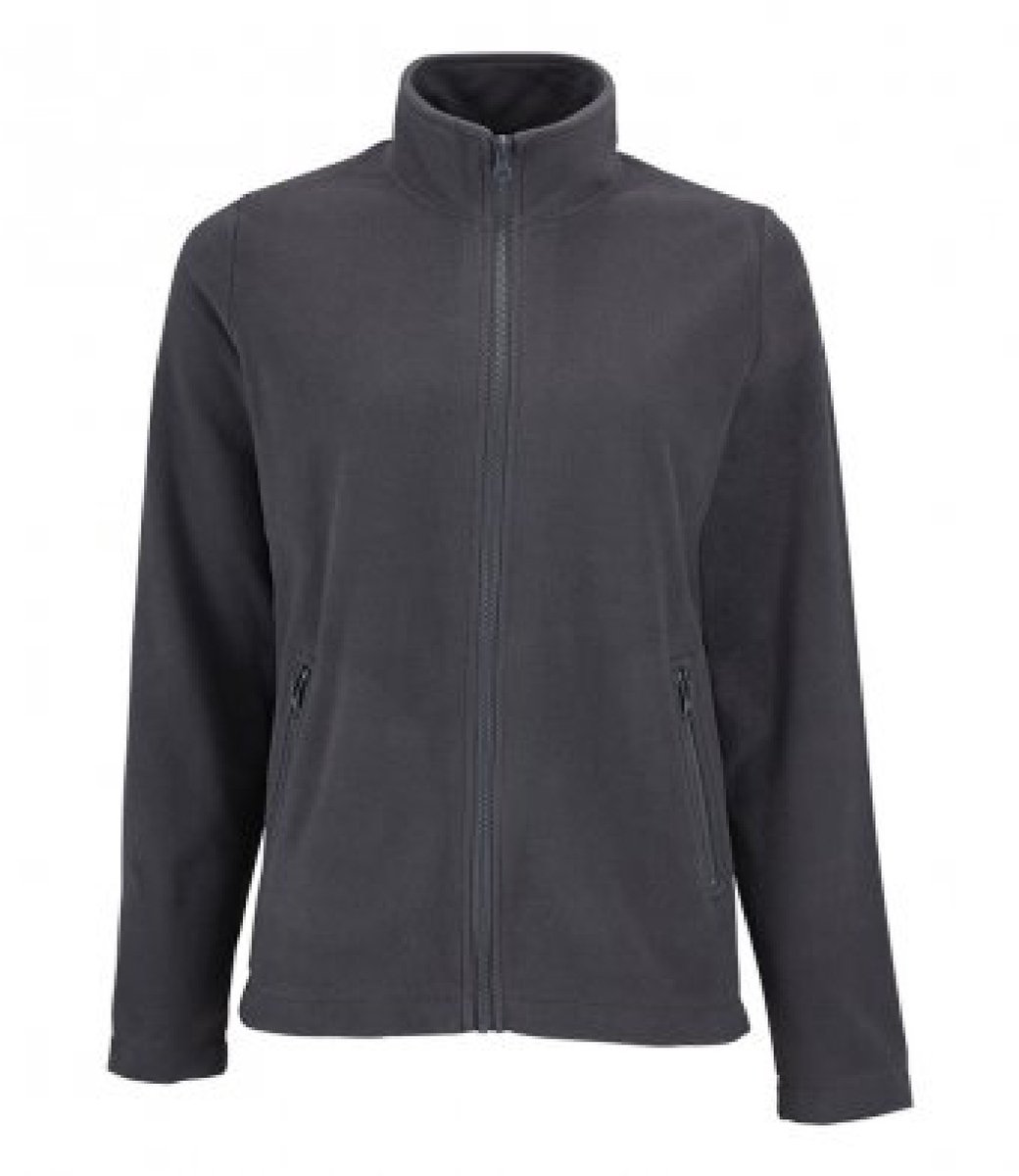 SOLS Dames/dames Normandische Fleece Jacket Houtskool