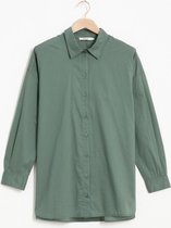 Sissy-Boy - Donkergroene katoenen blouse