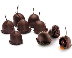 Kersenbonbons met steel - 1 kilo