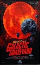 Galactic Graveyard (Galaxy of Horrors), NASA/JPL - Foto op Forex - 60 x 90 cm