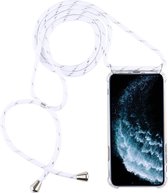 Mobigear Lanyard TPU Hoesje met koord voor de iPhone 11 Pro Max - Transparant / Wit