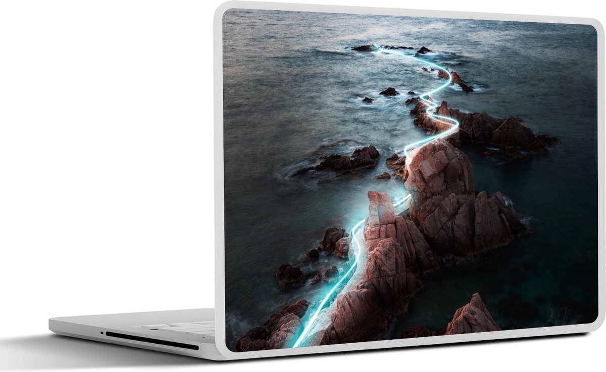 Afbeelding van product SleevesAndCases  Laptop sticker - 17.3 inch - Stenen - Kust - Spanje