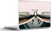 Laptop sticker - 11.6 inch - Typemachine - Vintage - Letters - 30x21cm - Laptopstickers - Laptop skin - Cover