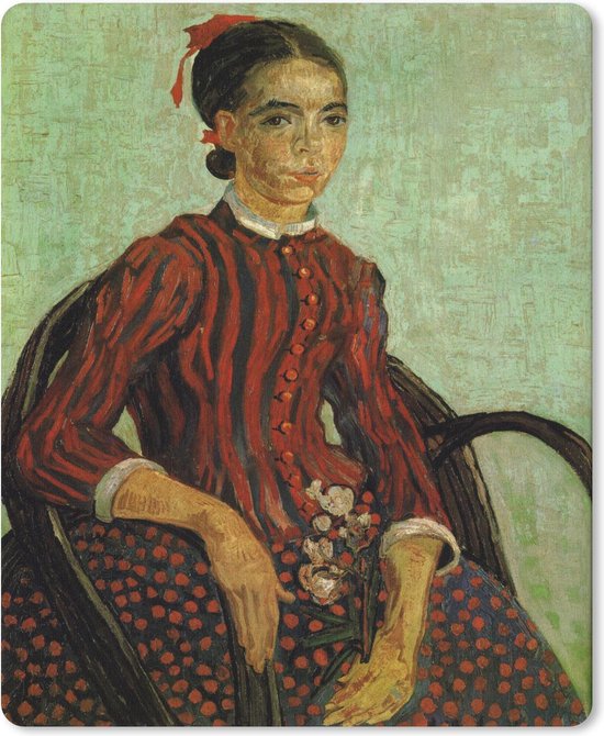 Muismat Vincent van Gogh 2 - La Mousmé - Schilderij van Vincent van Gogh  muismat | bol.com