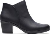 Clarks - Dames schoenen - Un Lindel Zip - E - black oily lea - maat 6