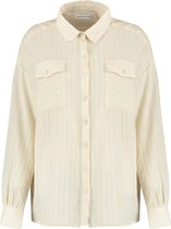 Harper & Yve Blouse Yessie Ls Ss21p604 Ecru Dames Maat - S