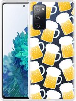 Hoesje Geschikt voor Samsung Galaxy S20 FE Bierpullen