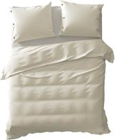 Yellow Percale - Dekbedovertrek - Tweepersoons - 200x200/220 cm - Off-White