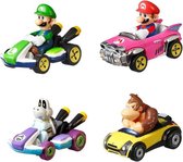 Hot Wheels Mario Kart Diecast auto's 4-pak