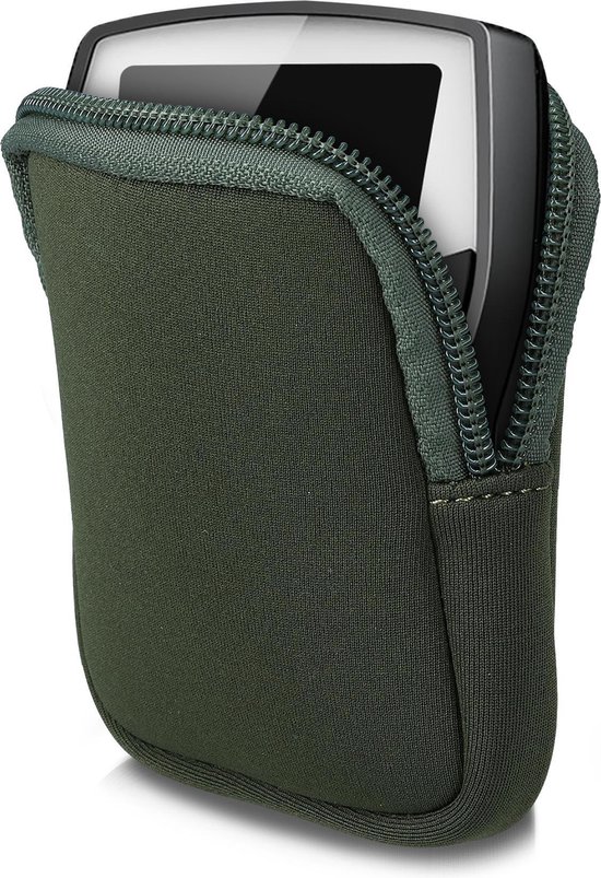 kwmobile hoesje voor e-bike display - Waterdichte display cover elektrische fiets - Van neopreen in donkergroen van Merkloos — afbeelding 5