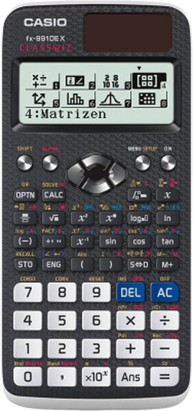 Casio FX-87DE CW ClassWiz technisch wetenschappelijke rekenmachine
