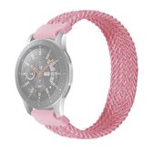 20 mm universele nylon geweven vervangende horlogeband (roze)