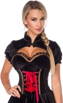 Dirndline Bolero -2XL- 13043 Zwart
