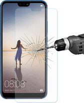 Let op type!! ENKAY Hat-Prins voor Huawei P20 Lite 0 26 mm 9H hardheid 2.5D gebogen rand getemperd glas scherm Film