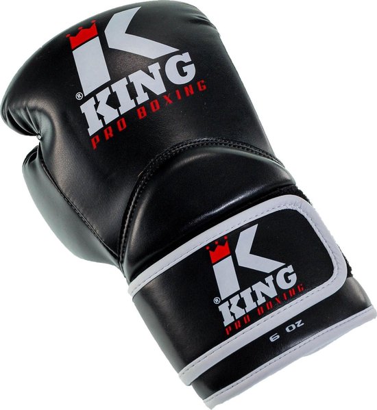 Gants de boxe King Kids 3 - PU - Noir - 6 oz