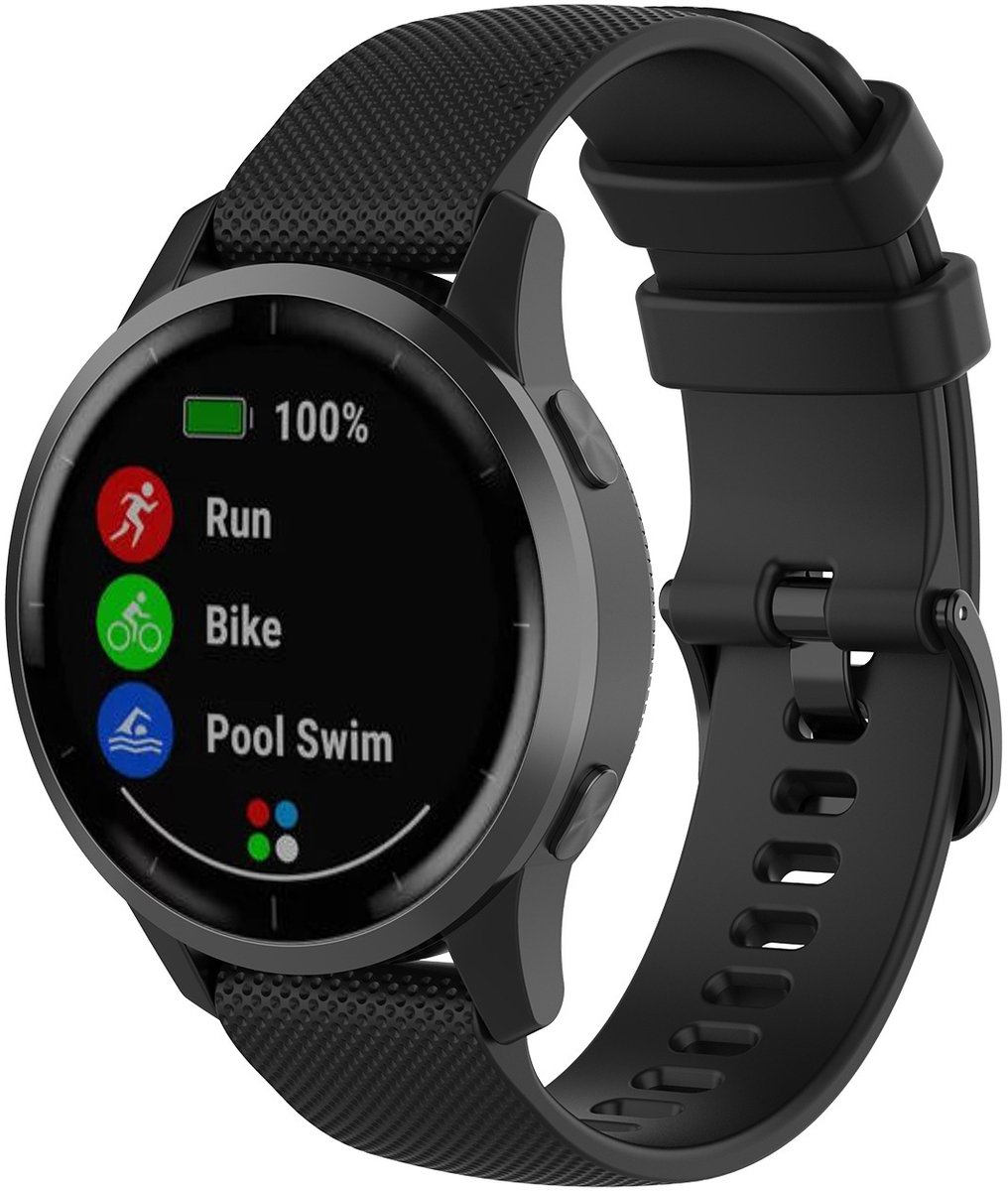 Samsung Galaxy Watch sport gesp band - zwart