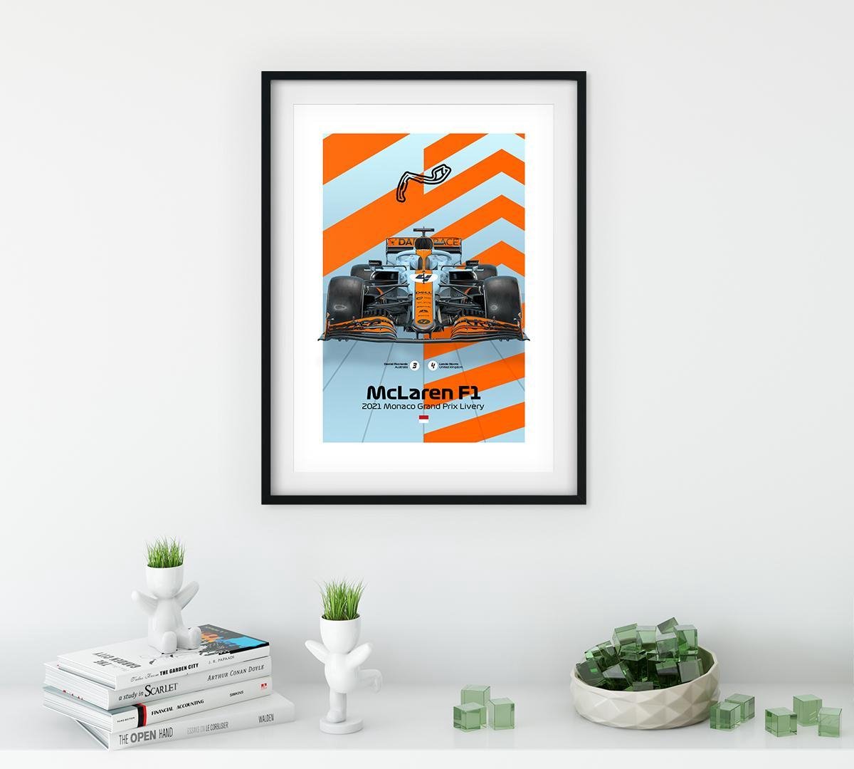 Affiche Officielle Grand Prix F1 De Monaco 2021 - Originale - 40x60 Cm