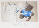 Kaart - Eco Cards - Hello baby boy - ECLT02