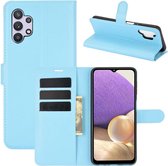 Book Case - Samsung Galaxy A32 5G Hoesje - Lichtblauw