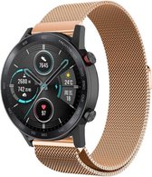 Milanees Smartwatch bandje - Geschikt voor  Honor Magic Watch 2 Milanees bandje - rosé goud - 42mm - Horlogeband / Polsband / Armband