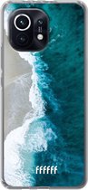 6F hoesje - geschikt voor Xiaomi Mi 11 -  Transparant TPU Case - Beach all Day #ffffff