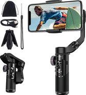 gimbal -BlitzWolf Mobile Phone Stabilizer 3 As Mobile Phone Gimbal Hand Stabilizer Stabilizer met Double Zoom App Controle 360 ​​° Rotation voor iPhone Samsung Huawei