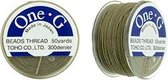 TOHO one-G Thread, 50 yard, Lt Khaki