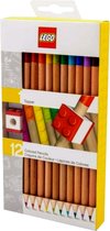 Papeterie LEGO - 12 crayons de couleur (52064)