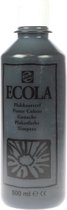 Plakkaatverf Ecola flacon van 500 ml, zwart