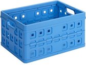 Caisse pliante carrée Sunware - 32 l - bleu