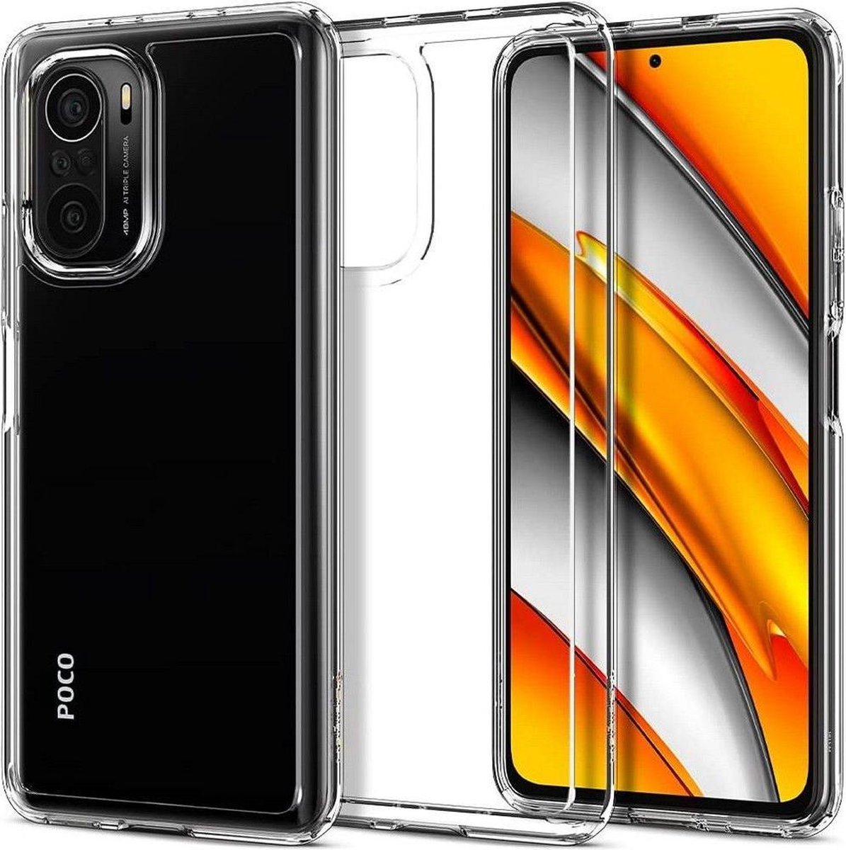 Spigen Ultra Hybrid Xiaomi Poco F3 / Mi 11 Hoesje Transparant