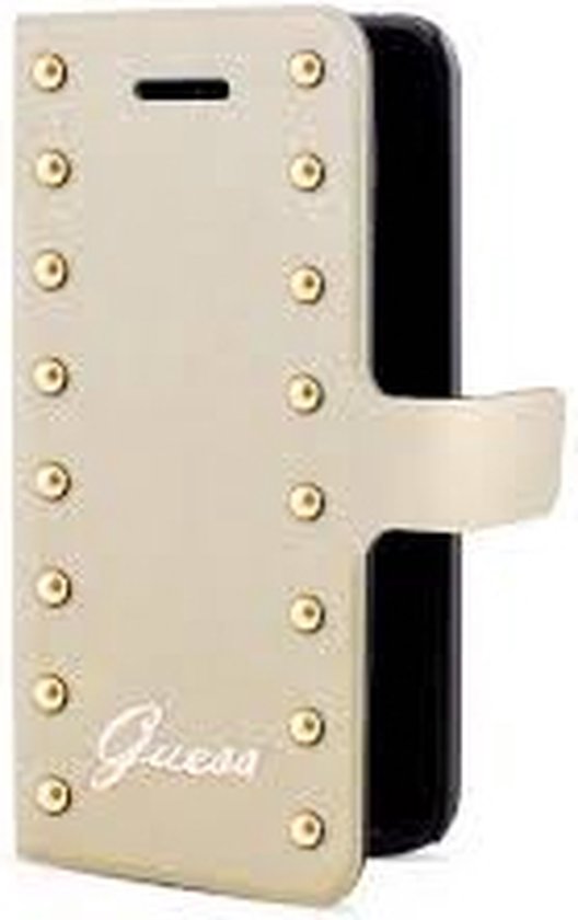Samsung Galaxy S5 Neo/Galaxy S5 Plus/Galaxy S5 hoesje - Guess - Creme wit - Kunstleer