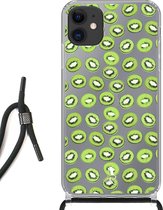 iPhone 11 hoesje met koord - Kiwi's