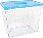 Lunchbox White & Blue Rechthoekig Hoog