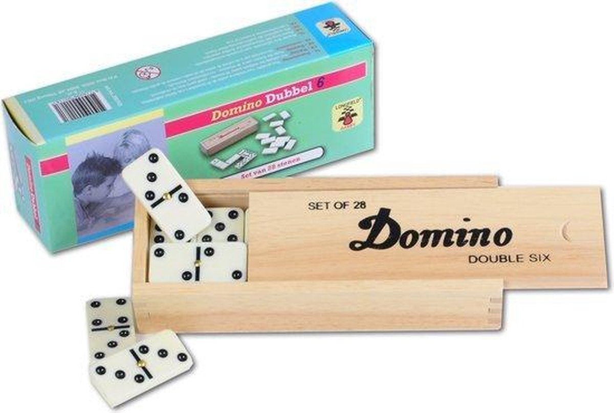 Longfield Jeux Domino Double 6 Groot In Chest | Jeux | bol