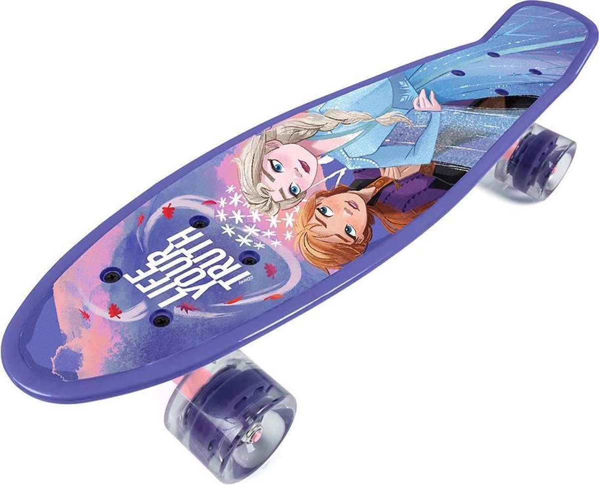 Disney Frozen Ii Skateboard Meisjes 55 X X 9 5 Cm Paars