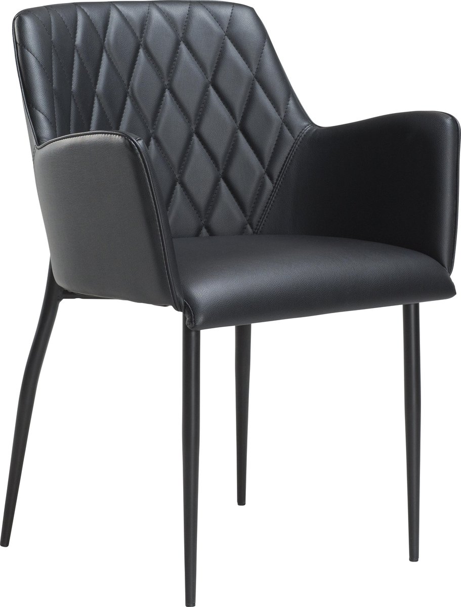 Dan-Form eetkamerstoel rombo zwart 80 x 56 x 51 (2 stuks)
