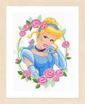 Disney Assepoester in bloemenkrans borduren (pakket) PN-0145095