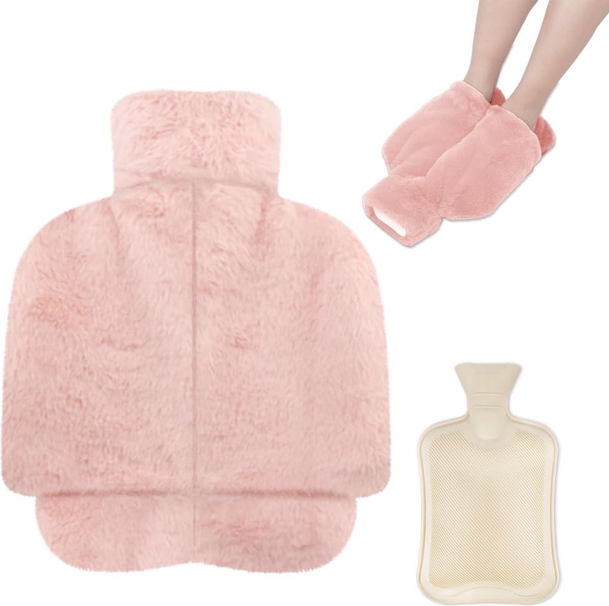 Warme Voeten en Handen Comfort Verwarmer met Zachte Hoes voor Koude Dagen