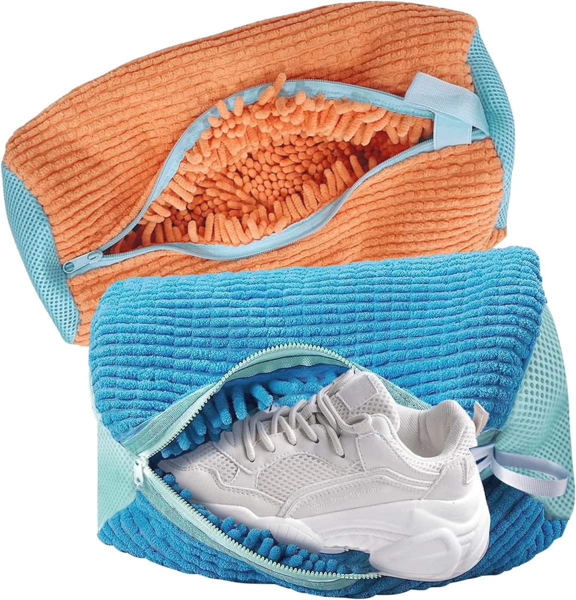 Goedkoopste Schoenentas voor wasmachine, set van 2 - Zachte en effectieve reiniging van schoenen