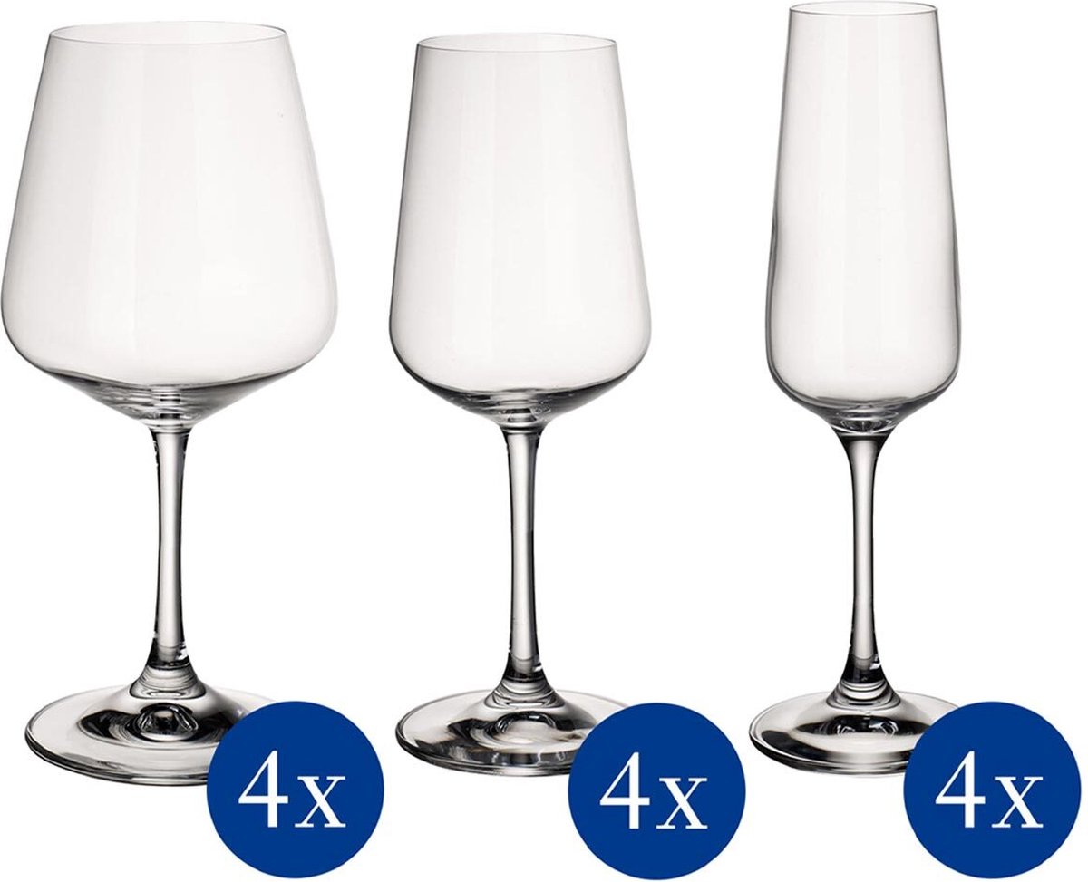 Villeroy & Boch Ovid Glazenset 12-delig - kristalglas