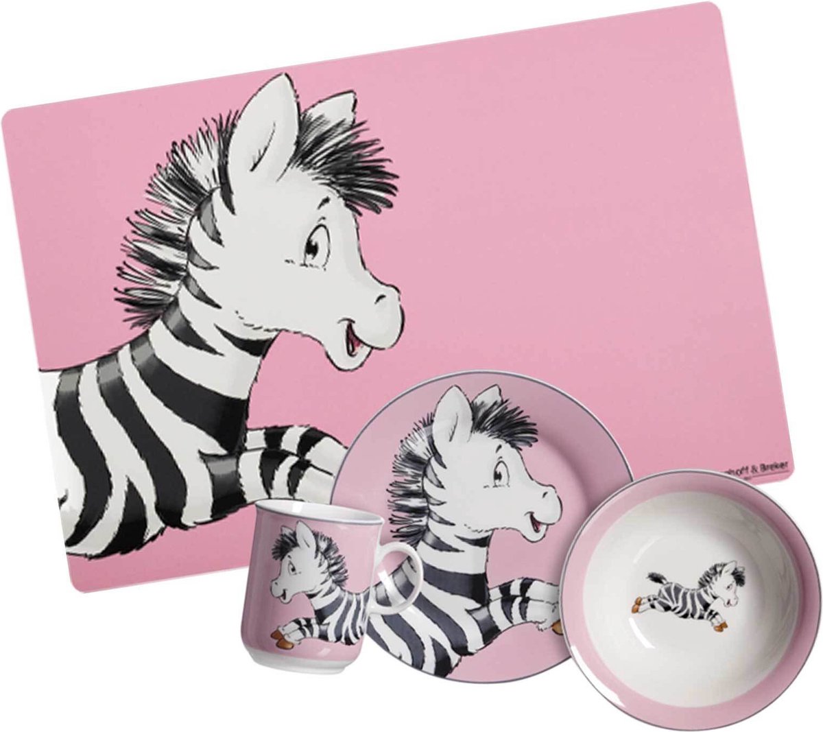 Goedkoopste Kindergeschirr Tischmatte Happy Zoo Set van 4
