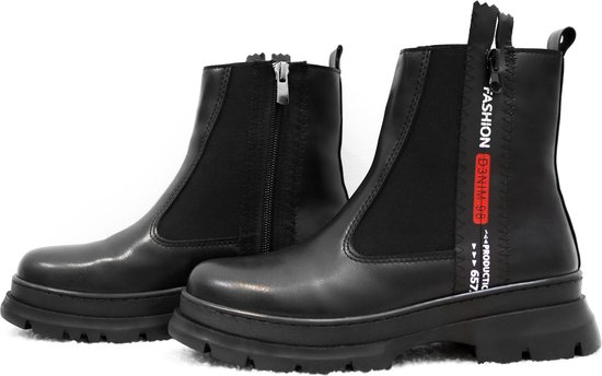 Bottes pour femmes Chelsea Efrin Edge - Zwart