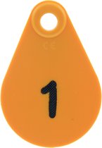 Étiquettes D'Oreille Numérotées 001-100 Vert Pour Bovins, Vaches, Chevaux, Porcs, Chèvres Et Moutons - Lot De 100