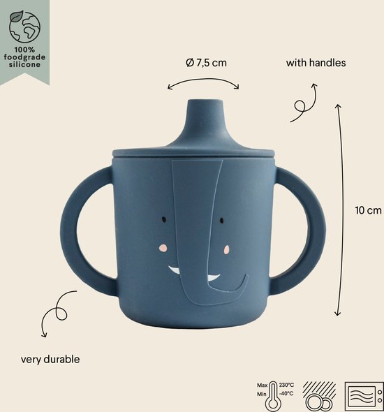 Trixie - Silicone Tuitbeker - Tuitbekers - Mrs Elephant van Trixie — afbeelding 5