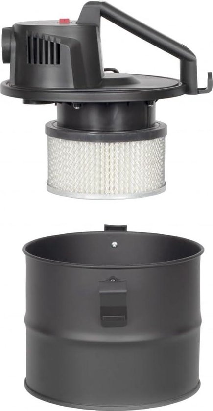 Wiltec aszuiger 600 W, draagbare asstofzuiger 4 liter, stofzuiger voor